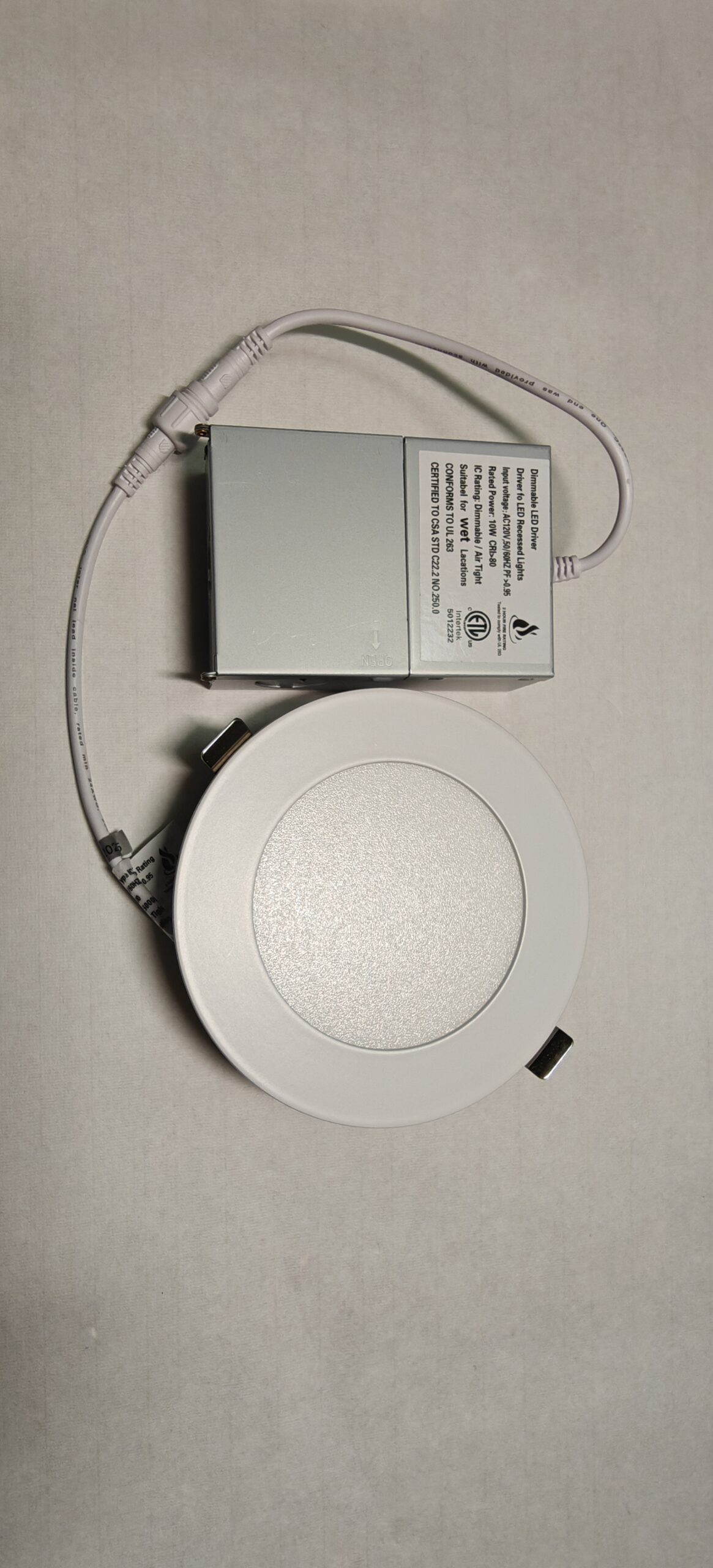 4 Inch Fire Rated Wet Rated Ultra-Thin LED Recessed Panel Light - Image 6