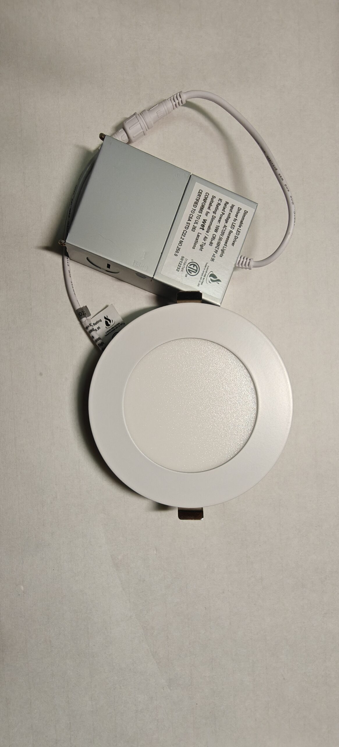 4 Inch Fire Rated Wet Rated Ultra-Thin LED Recessed Panel Light - Image 2