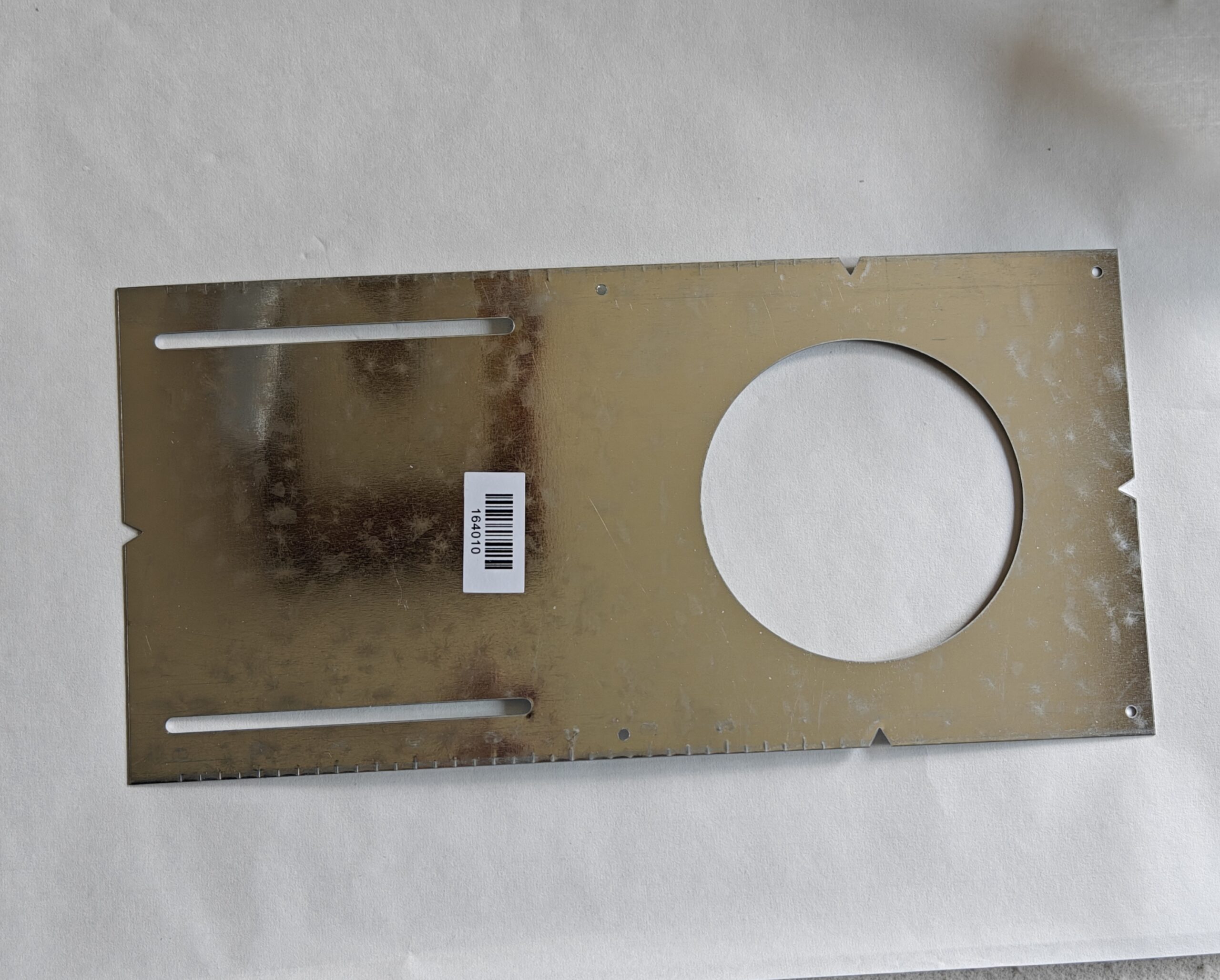 P4010 Galvanized Steel Mounting Plate - Image 2
